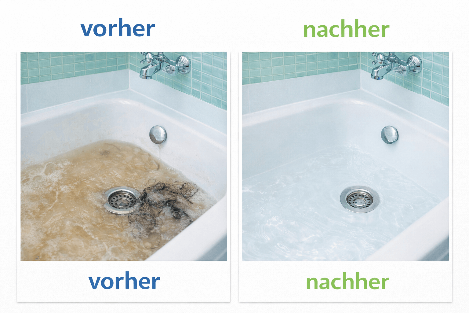 Badewannen Verstopfung in Wien lösen